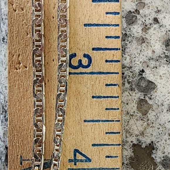 925 sterling diamond cut bracelet with removable 925 solid cross - Picture 8 of 8